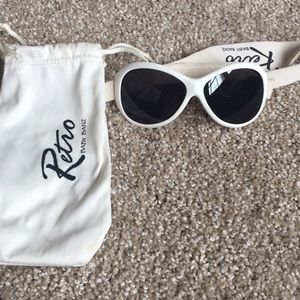 Baby Banz white sunglasses